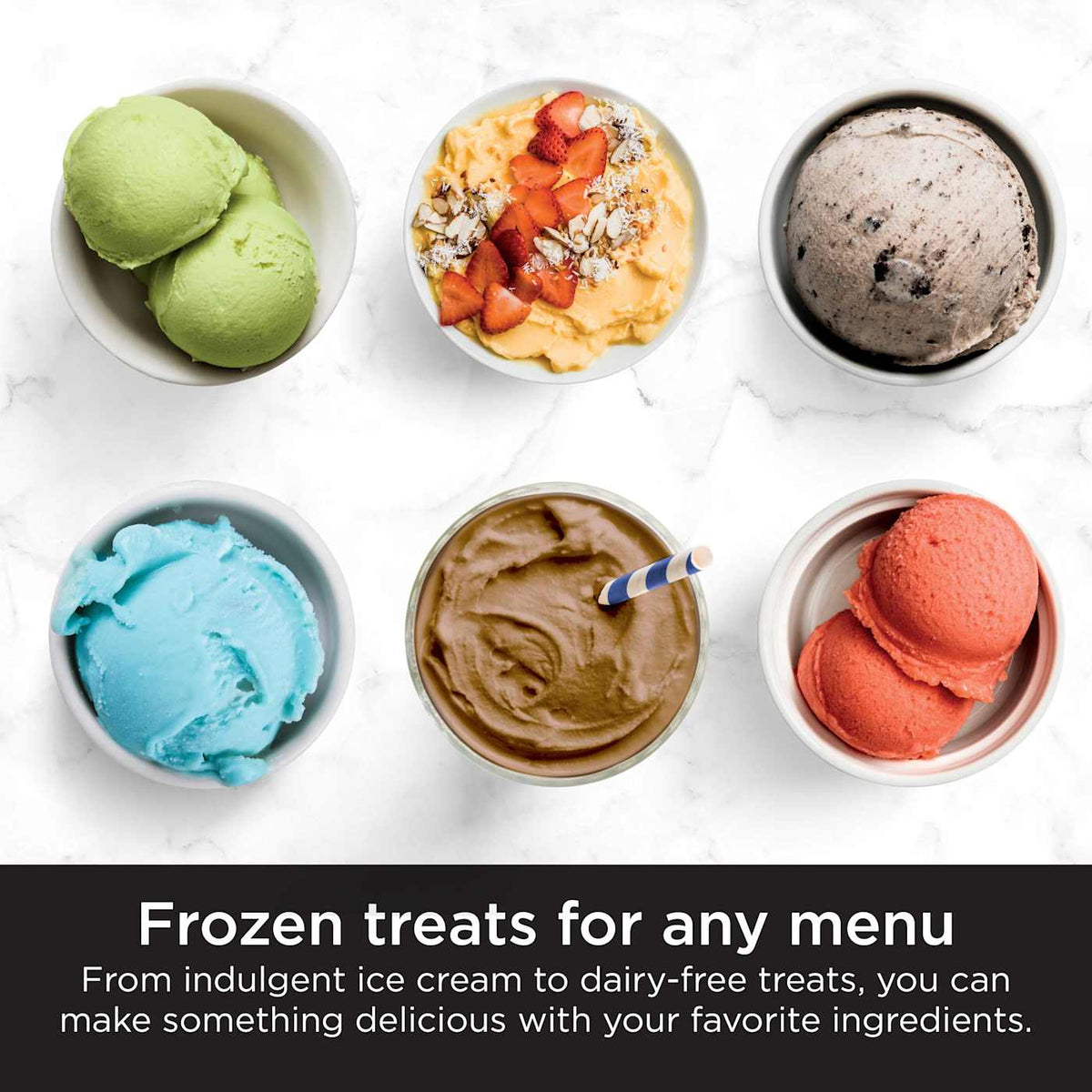 Ninja® CREAMi® 7-in-1 Ice Cream Maker and 2 Extra Pints Bundle