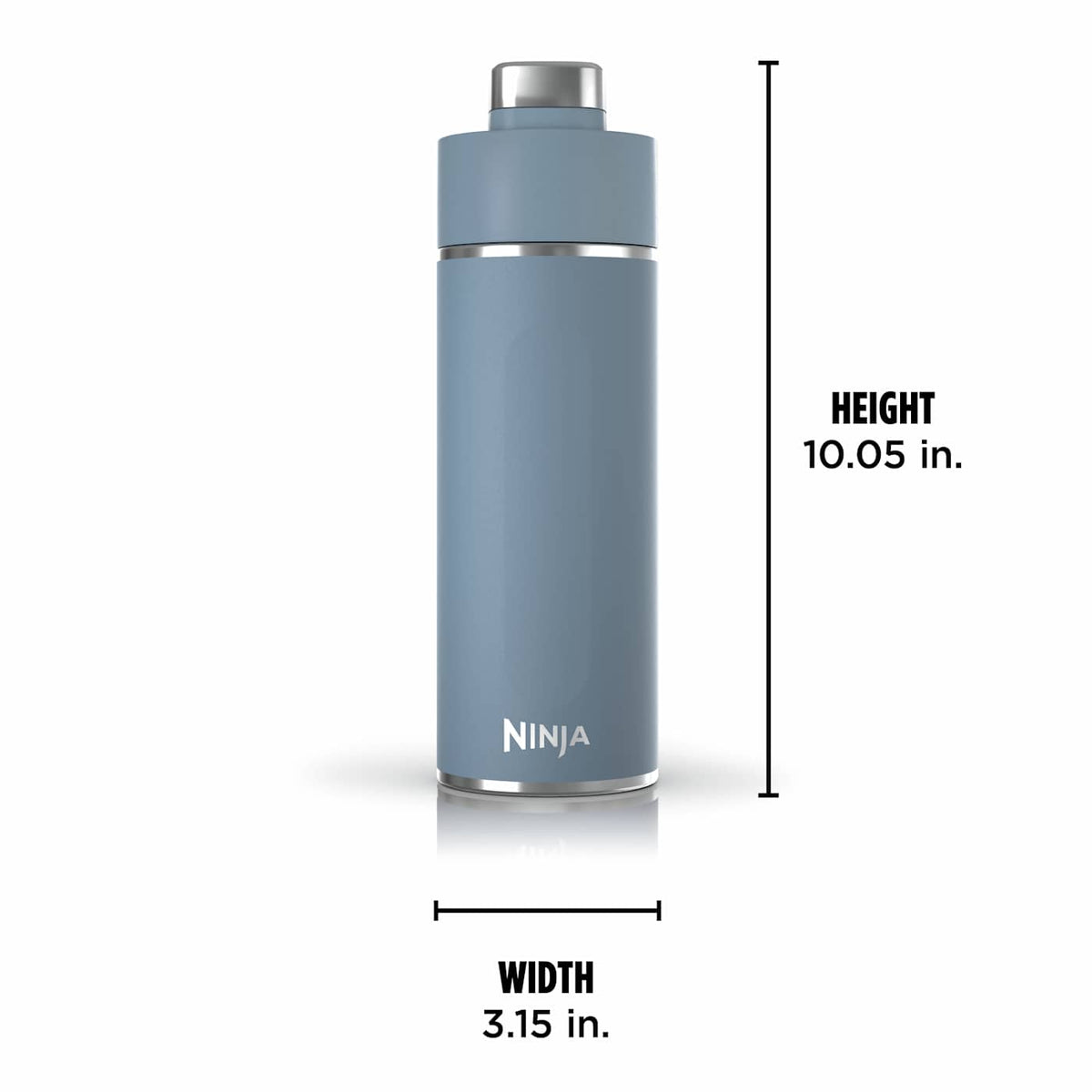 Ninja Thirsti™ 709mL. Travel Bottle, Blue