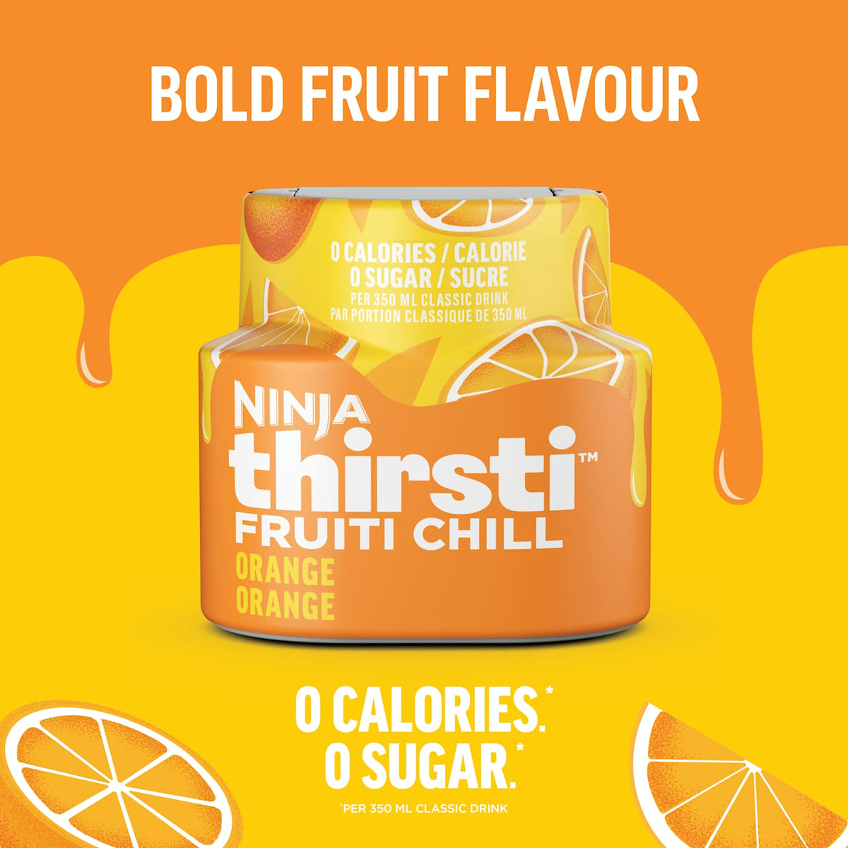Ninja Thirsti™ FRUITI CHILL Orange Flavored Water Drops