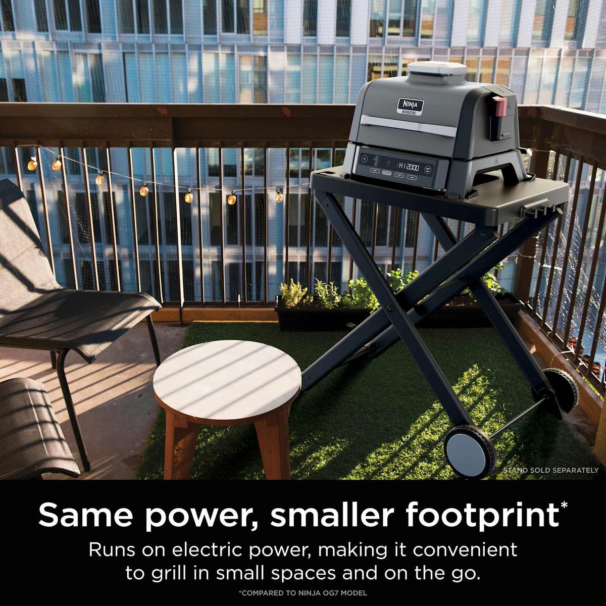Ninja Woodfire® Outdoor Grill & Smoker, 6-in-1 Functionality