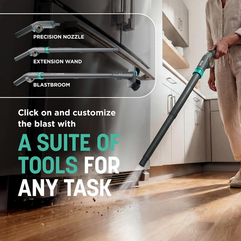 Shark BlastBoss™ Air Blower with BlastBroom™ in Charcoal