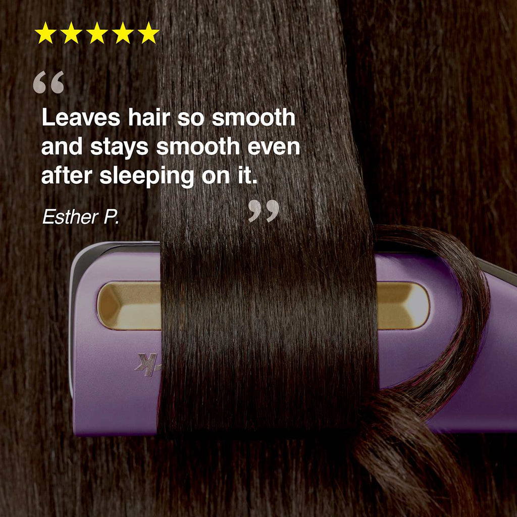 Shark SilkiPro™ Hair Straightener and Dryer in Rose Petal
